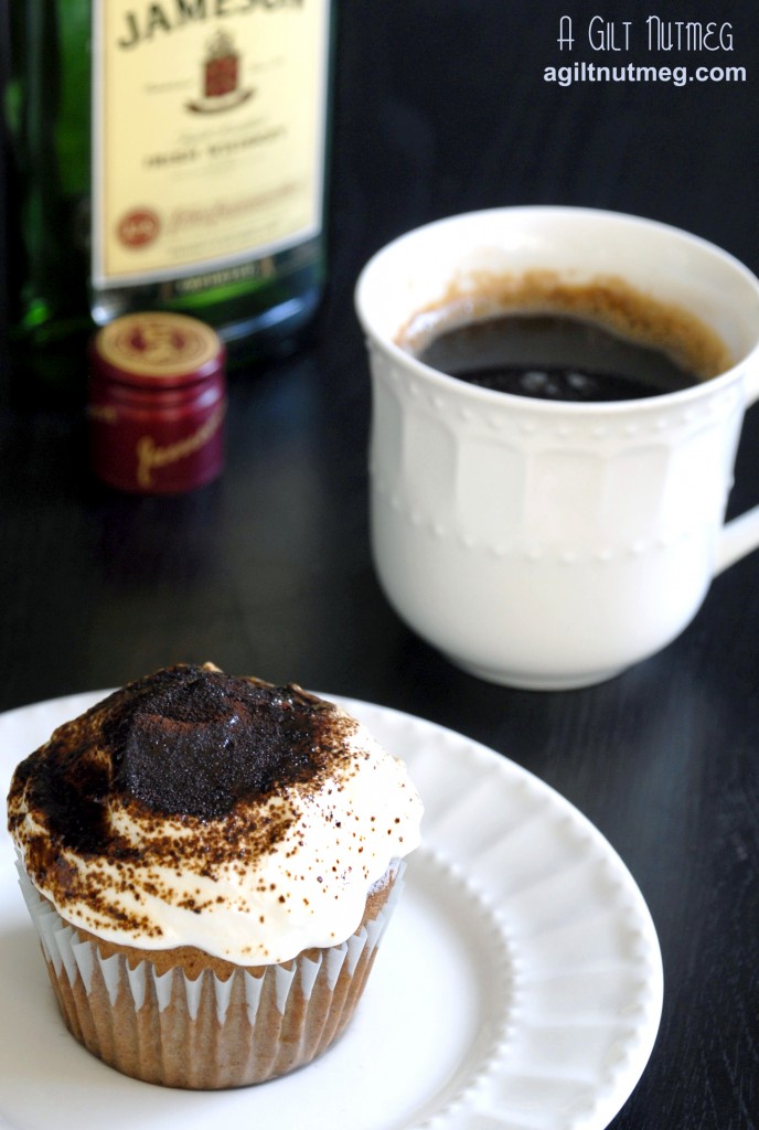 irish coffee cupcakes