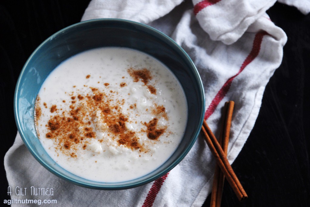 coconut rice pudding