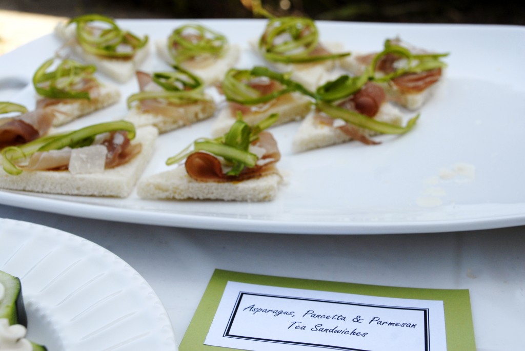 tea sandwiches platter