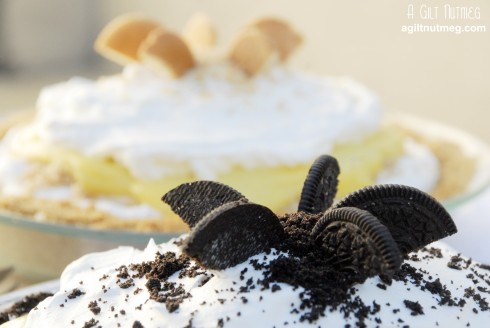 banana cream pies - oreo focus