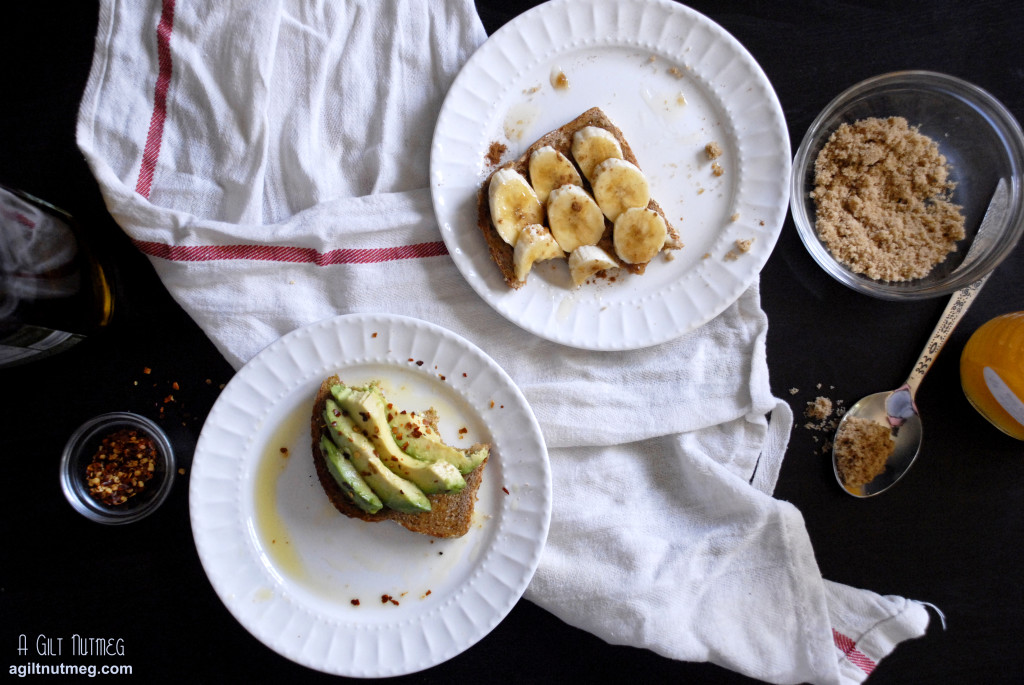 Toast Two Ways from A Gilt Nutmeg