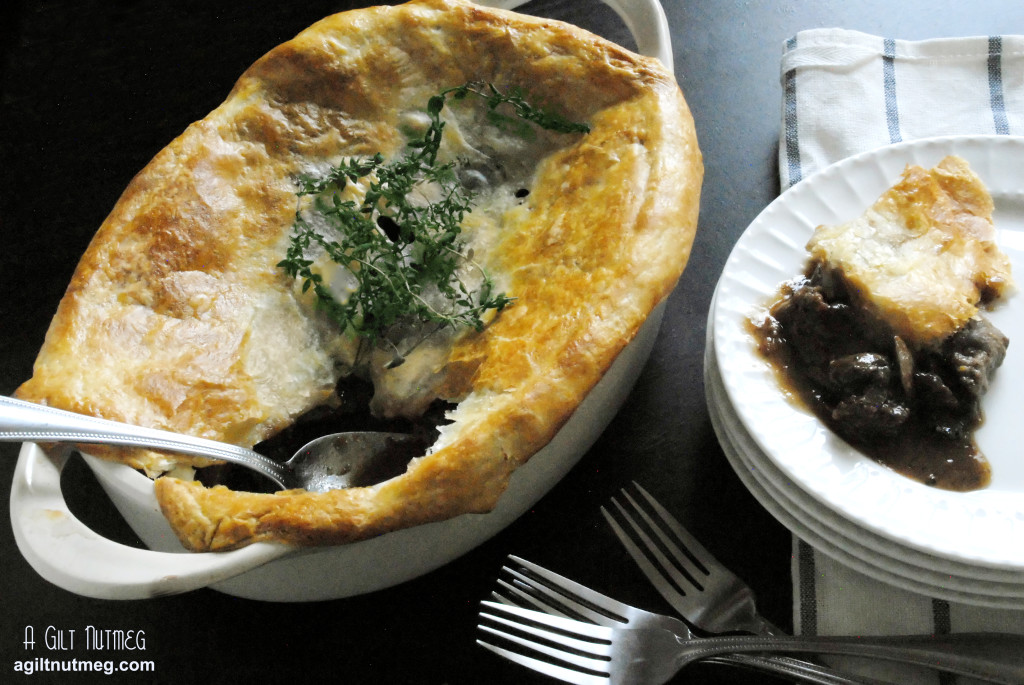 Steak and Guinness Pie - from agiltnutmeg.com