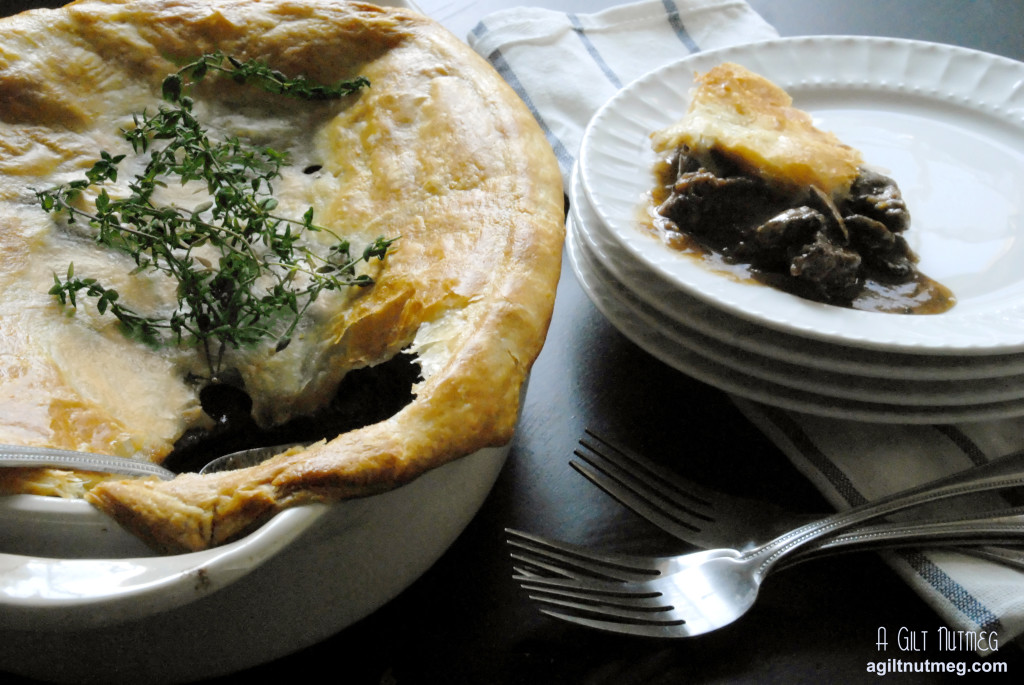 Steak and Guinness Pie - from agiltnutmeg.com